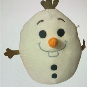 Plush Snowman Stuffed Toy - Cream and Orange